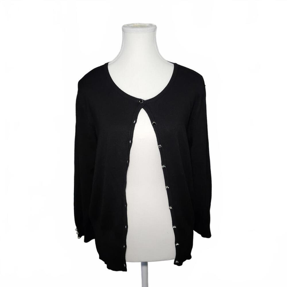 Premise Studio Black Women's Cardigan Sweater Size L